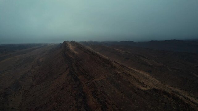 Aerial Views of Khanan Khets in Noyon Uul Valley and Gobi Desert, Mongolia