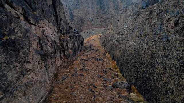 Exploring Aerial Views of Khanan Khets in Noyon Uul Valley, Gobi Desert