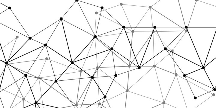 Vector Intricate geometric mesh network, symbolizing interconnectedness, data flow, representing the abstract digital landscape, fostering a visual exploration of complex systems.
