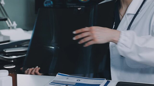 Positive female caregiver visit smiling senior disabled grandmother check heart rate, young woman doctor use statoscope do regular checkup of old lady patient at home, elderly healthcare concept