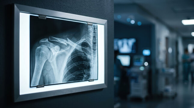 X ray scan medical radiology xray shoulder bone fracture hospital