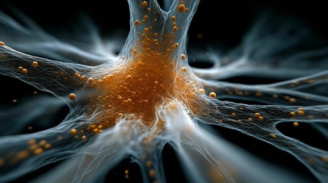 Abstract deep-space spiking neural network predicting biomaterials