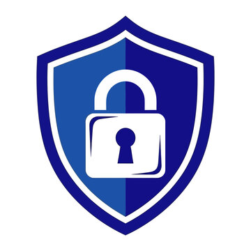 Digital security shield logo