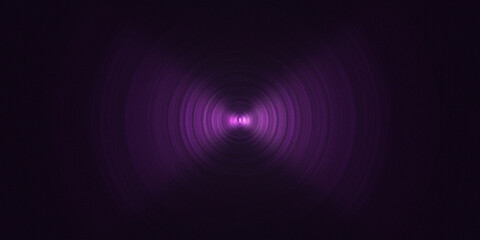 Fototapeta premium Vibrant purple light tunnel effect background