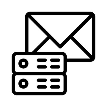 mailserver line icon