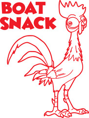 Obraz premium Boat Snack svg, Hei Hei Boat Snack svg, Hei Hei SVG