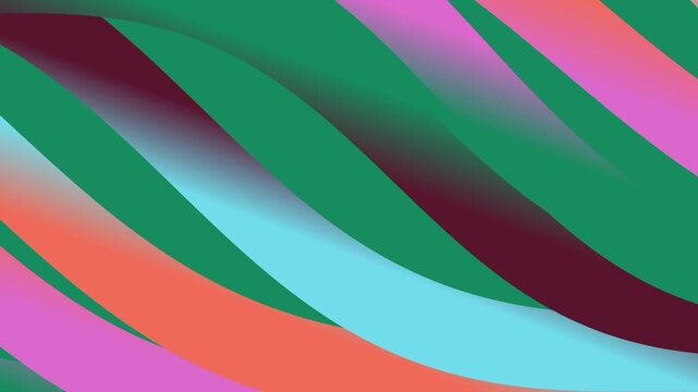 Swirling Pastel Green Black Colors Accelerating Abstract Motion Background Loop, 2K Seamless Video Footage for Creative Art v20260225193016