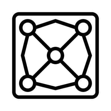 node line icon