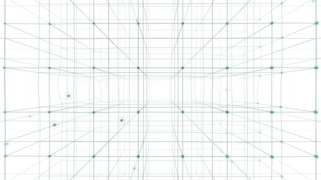 flawless looping state of a sparse spacetime lattice mirroring quantum gravity. Ideal for VJ loops, scientific documentaries, UI backgrounds, and medical presentations