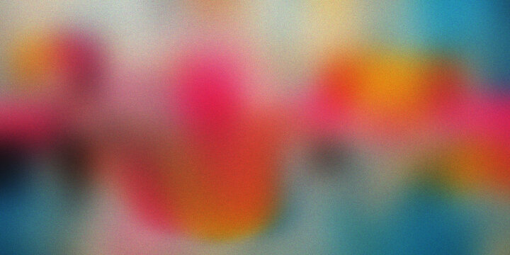 Vibrant blurred multicolor gradient background with soft focus effect
