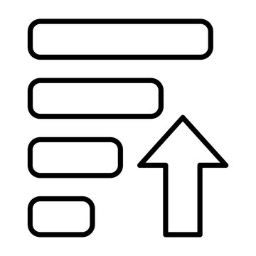 Priority linear icon