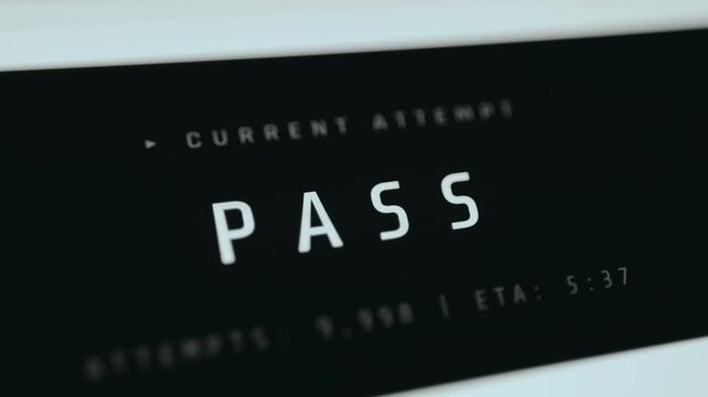 Password Attack Simulation, Cybersecurity Concept Animation
