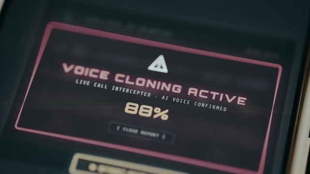 AI deepfake detection tool displays the result of AI voice confirmed