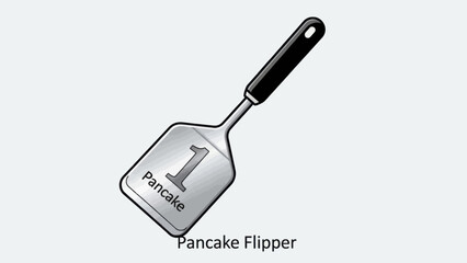 Pancake Flipper Kitchen Utensil Cooking Tool. © Ridwan