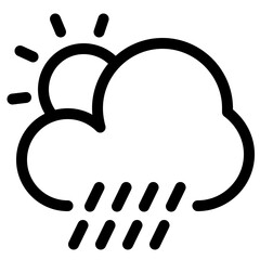 Obraz premium Partly Sunny Rain