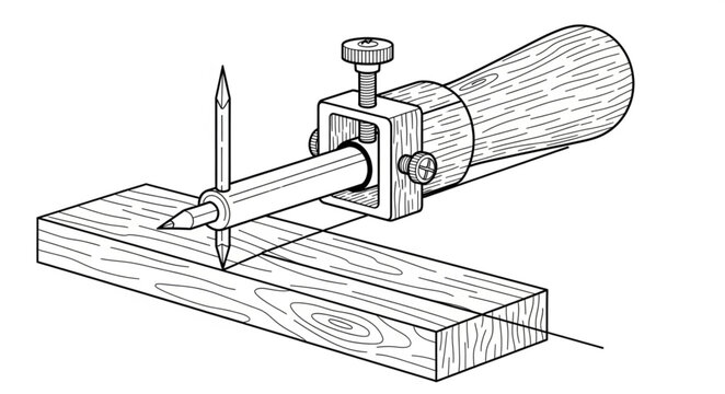 wood measuring tool