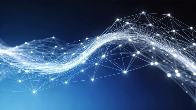 Abstract network connection pattern