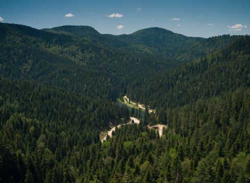 A forest village in Sinop province. A Turkish Black Sea settlement.
