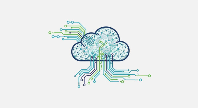 Digital cloud network with circuits and gears