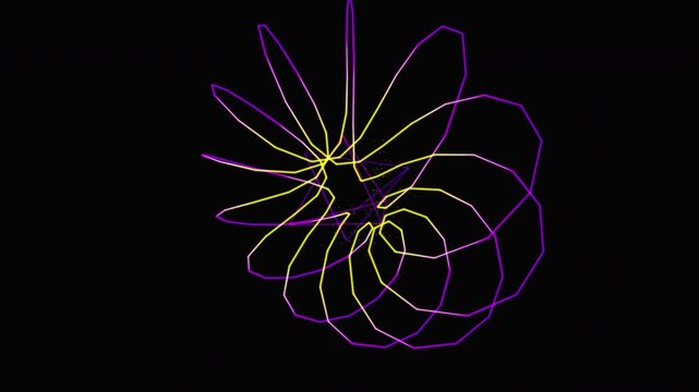 Premium 4K seamless loop of Sahasrara Crown Chakra Merkaba and Torus knot sacred geometry ascending in a cinematic void. Ideal for VJ sets, trance visuals, meditation apps, and yoga studios.