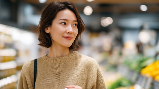 Founder following a customer through a grocery store with a voice recorder taking notes, ethnographic user research, customer obsession behavior, startup discovery method, user insight gathering, pr