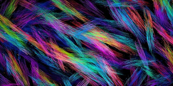 Vibrant Rainbow Yarn Texture Colorful Thread Background