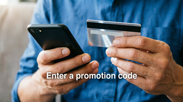 Enter promo code for instant savings and seamless online shopping experience.