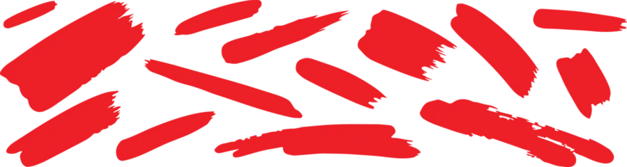 Gordijnen Abstracte kunst A vibrant red abstract art piece on a white background  © Freelancer Rakib