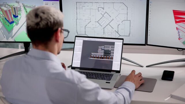 Architect Studies 3D BIM Model