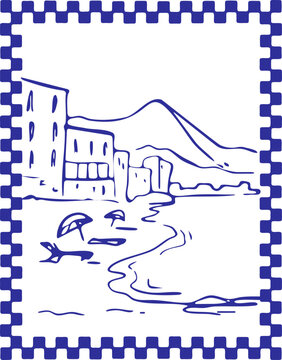 Seaside Stamp