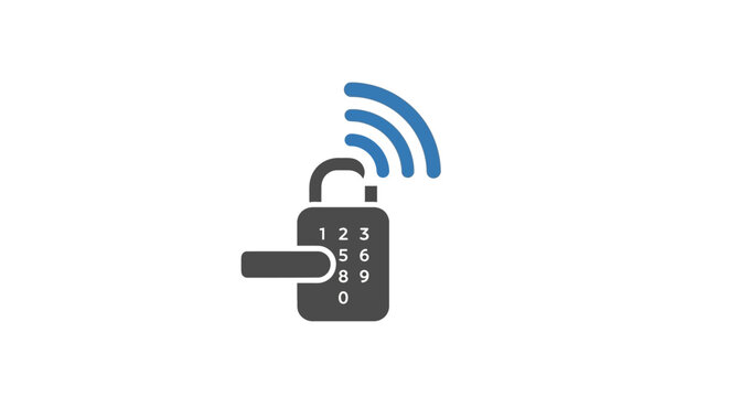 Digital combination lock with wireless connectivity.
