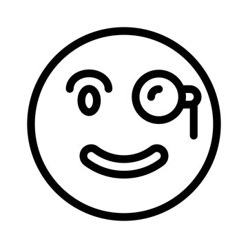 monocle line icon
