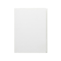 Fototapeta premium A single blank white notebook.