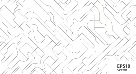 Obraz premium Abstract Geometric Line Pattern Technology Background