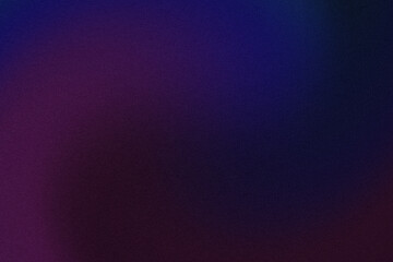 Obraz premium Dark purple and blue abstract gradient background with grainy texture