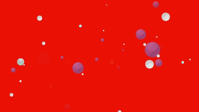 Scarlet - FF2400 Hex Code Multicolored, Colorful Balloons, Circles, Children's Pattern, Bubbles, Holiday event promo video advertising marketing animation template intro opener brand commercial