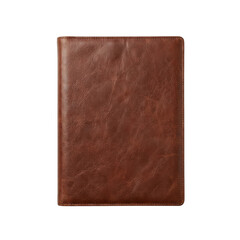 Fototapeta premium Brown leather book cover texture.
