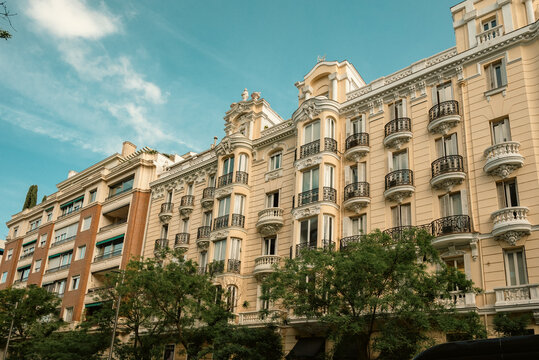 Fachadas y arquitectura de edificios de Madrid