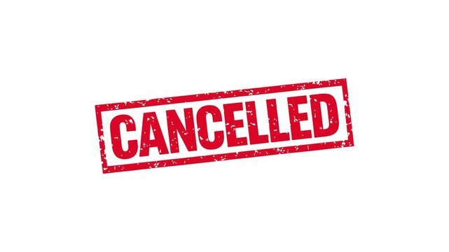 canceled stamp animation video order cancellation service termination