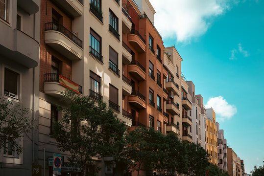 Fachadas y arquitectura de edificios de Madrid