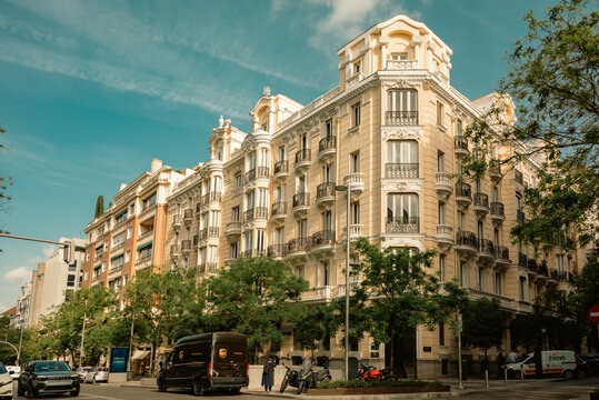 Fachadas y arquitectura de edificios de Madrid