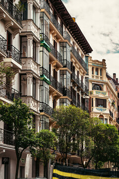Fachadas y arquitectura de edificios de Madrid