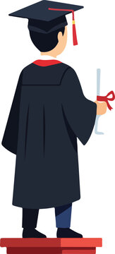 Graduate in Academic Robe.
