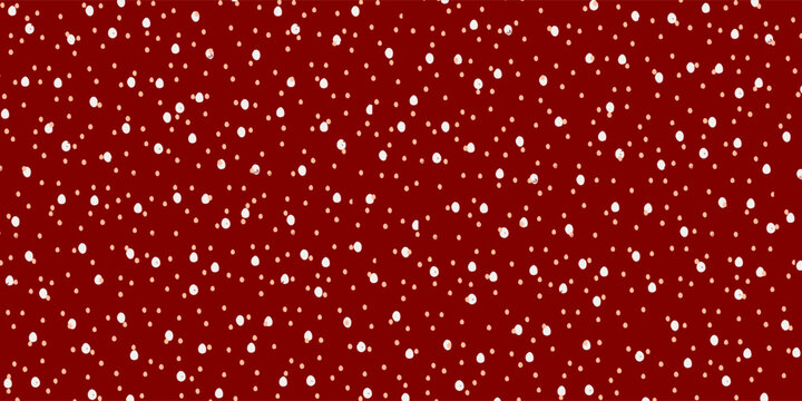 Vector polka dot pattern with abstract round shapes. Great for textile designs, seamless wallpapers, or trendy poster backgrounds with a minimalist geometric style.