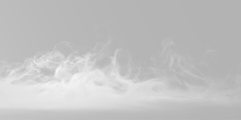White Steam Vapor and Smoke Fog Rising for Food and Product Overlay © theladydarina