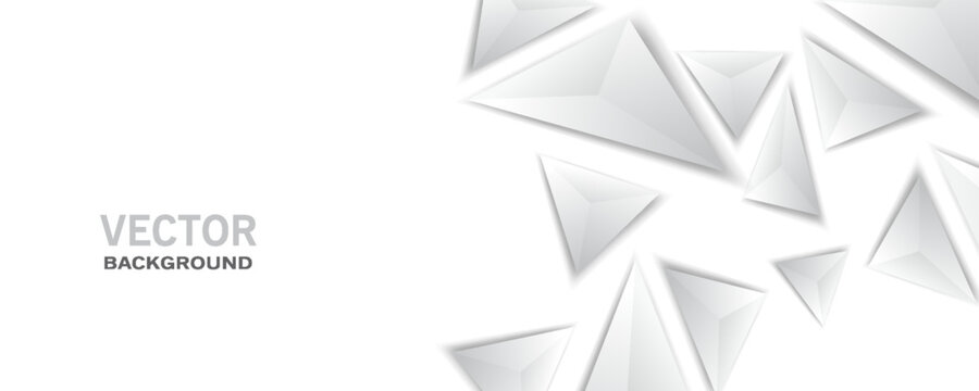 Abstract white background with rectangles.