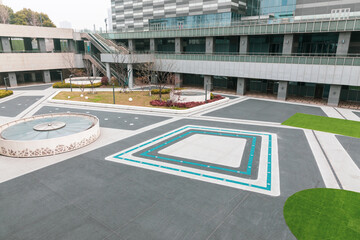 The city square was deserted. © daizuoxin