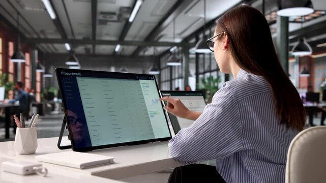 Procurement Manager Analyzes Supplier Data