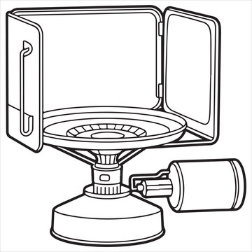 Vintage overhead projector with adjustable lamp and lens