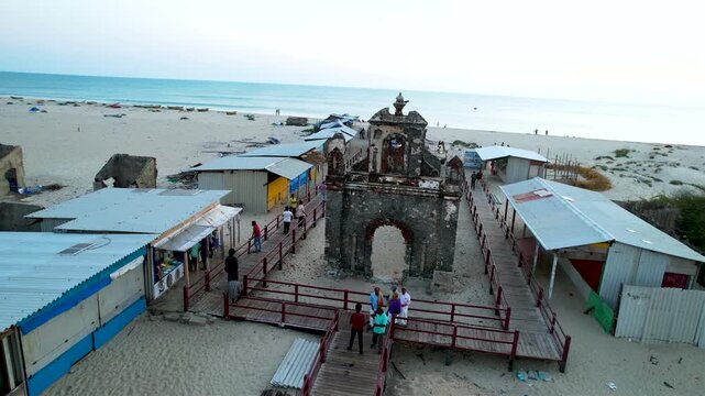 Dhanushkodi Ghost Town Church Ruins South India